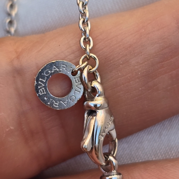 18k White Gold Bvlgari chain - Picture 8 of 9